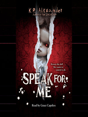 cover image of Speak For Me